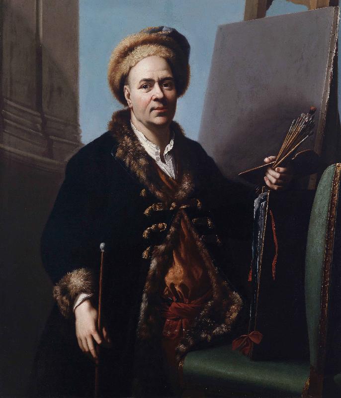 Jacob van Schuppen Self portrait oil painting image